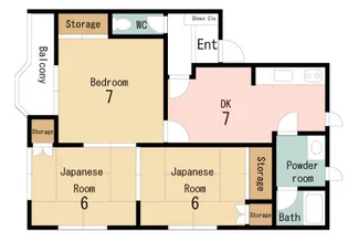 クラルテI【1階】の間取り