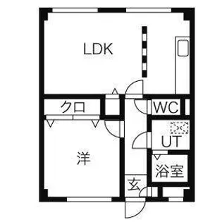 プロミネント石薬師【2階】の間取り