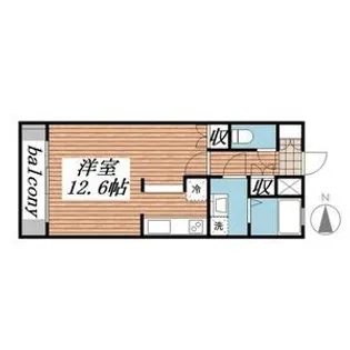 パセール青柳【4階】の間取り