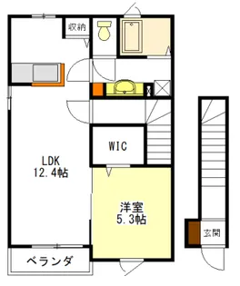 アイティヴィレッジ【2階】の間取り