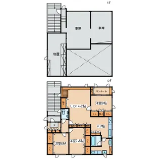 北海道釧路市若草町【一戸建】の間取り