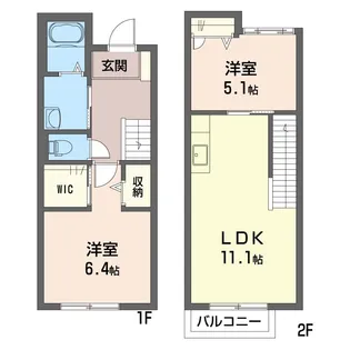 群馬県前橋市若宮町4【一戸建】の間取り