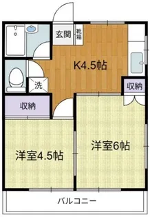 東京都練馬区南大泉1【アパート】の間取り