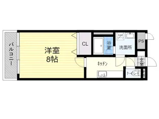 セゾン日出【1階】の間取り