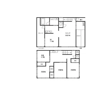 神奈川県横浜市中区千代崎町4【一戸建】の間取り