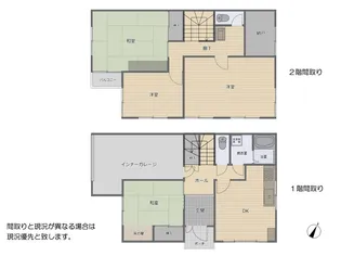 富山県高岡市東下関【一戸建】の間取り