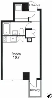 1Rの間取り画像