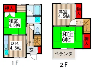 埼玉県上尾市向山2【一戸建】の間取り