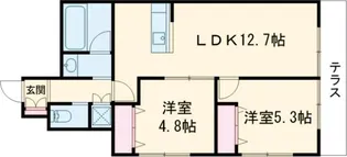 パークレジデンス平和台【1階】の間取り