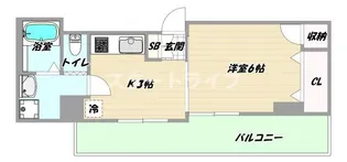 大阪府大阪市淀川区木川東4【マンション】の間取り