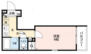 グランクオール東日暮里【2階】の間取り