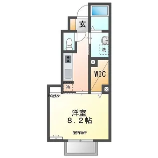 メルベーユ【1階】の間取り