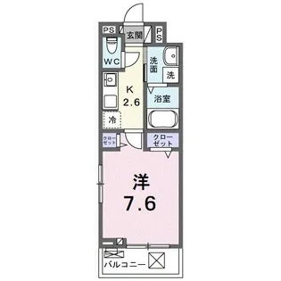 フォレスト佐貫【3階】の間取り