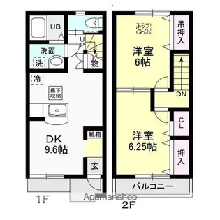 Cielo B【2階】の間取り
