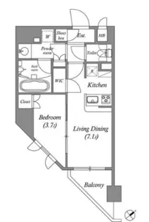 ISM練馬【8階】の間取り
