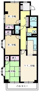 埼玉県朝霞市溝沼2【マンション】の間取り