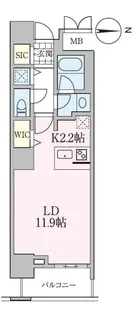 ロイヤルパークスタワー南千住【15階】の間取り