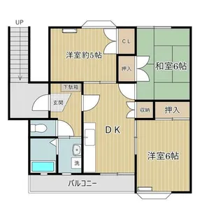 メゾン・クレール【2階】の間取り