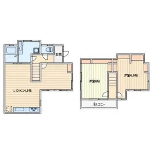 埼玉県新座市栄5【一戸建】の間取り