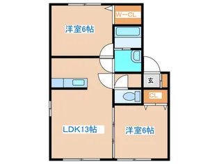 緑潭MIYAnoMORIさくら【2階】の間取り