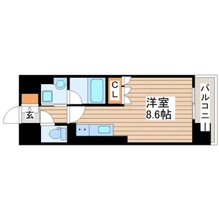 セレブアロース長町【7階】の間取り