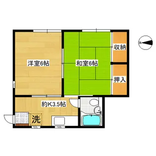 メゾン双樹【1階】の間取り