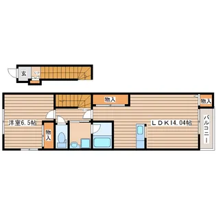 ALLOGGIO【2階】の間取り