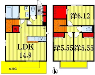 千葉県流山市南流山10【一戸建】の間取り