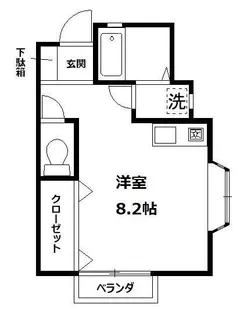 オリーブ・Y【2階】の間取り