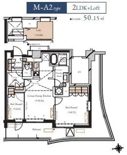 ブランシエスタ浦安【7階】の間取り