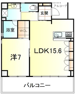 RESIDENCE KIKUZAKA【2階】の間取り