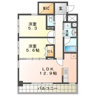 ラフィーネ【1階】の間取り