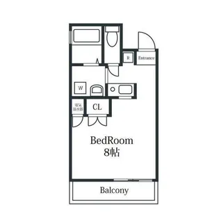 アンリシェール橋本A【5階】の間取り