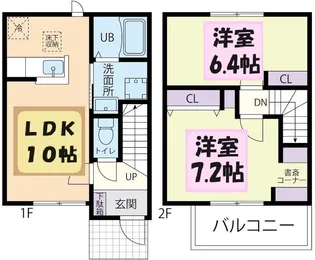 埼玉県大里郡寄居町大字桜沢【アパート】の間取り