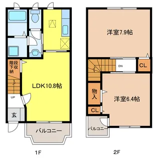 クレインアライト Iの間取り
