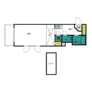 レーブ95【2階】の間取り