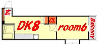メゾン粟屋【2階】の間取り