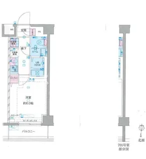 東京都葛飾区宝町2【マンション】の間取り