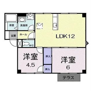 エンジェルハウス(五井)【1階】の間取り