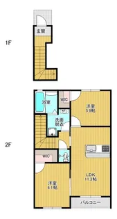 M s Garden【2階】の間取り