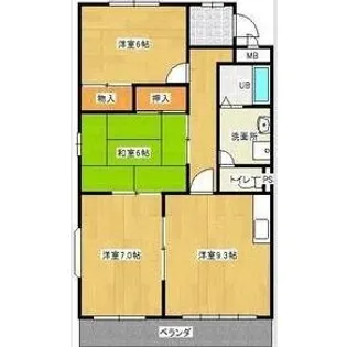 愛知県日進市栄3【マンション】の間取り