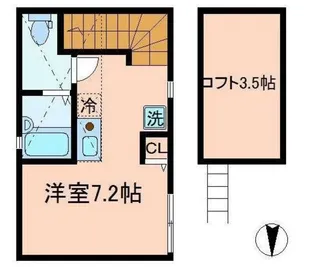 バーミープレイス西国分寺IV【2階】の間取り