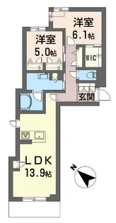 クアドリフォリオ浦和美園【3階】の間取り