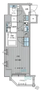 トリアノン等々力【4階】の間取り