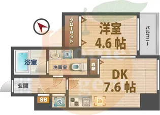 東京都杉並区高円寺南1【マンション】の間取り