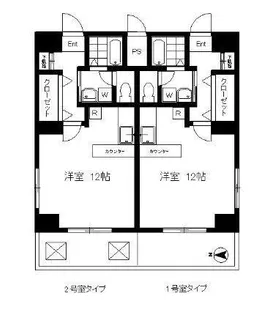 ピュール錦糸町【9階】の間取り