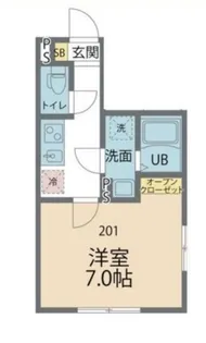 東京都八王子市子安町2【アパート】の間取り