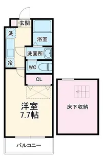 メゾン・ボナール【1階】の間取り