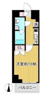 Valore Qualita kiyosumi-shirakawa【3階】の間取り