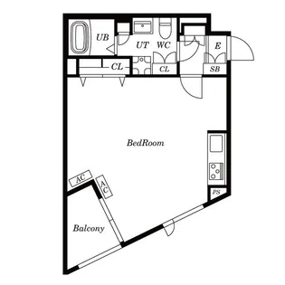 ランパール高輪【1階】の間取り